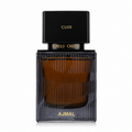 Botella de Ajmal Purely Orient Cuir perfume oriental de cuero con oud y almizcle