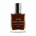 Decant Living Dark Coffee Extrait de Parfum de Cristian Barrera, perfume chileno con café tostado, cuero y vainilla.