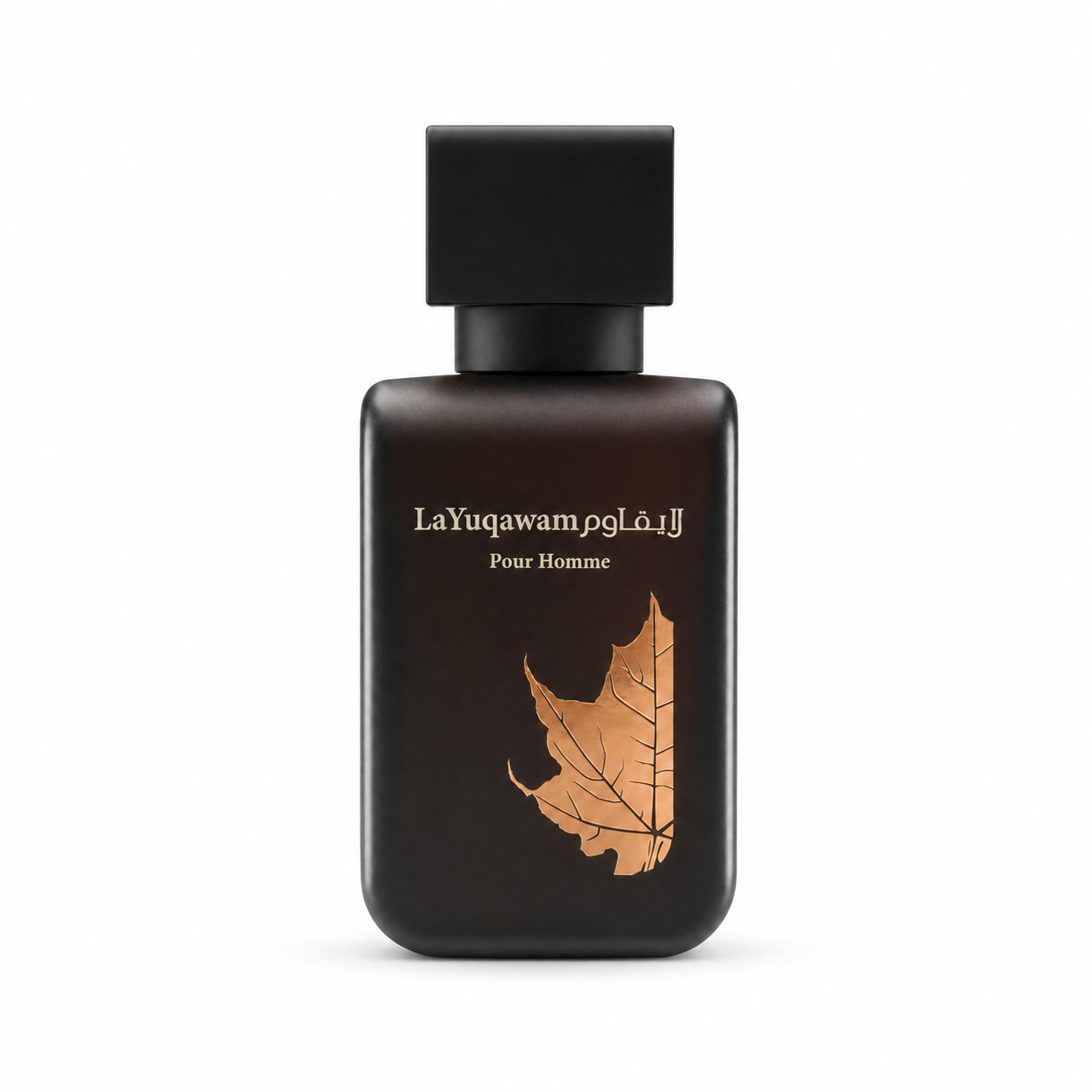 Decant Rasasi La Yuqawam Pour Homme EDP, perfume árabe masculino de cuero, frambuesa, azafrán, olíbano, gamuza y ámbar disponible en Rito Olfativo.